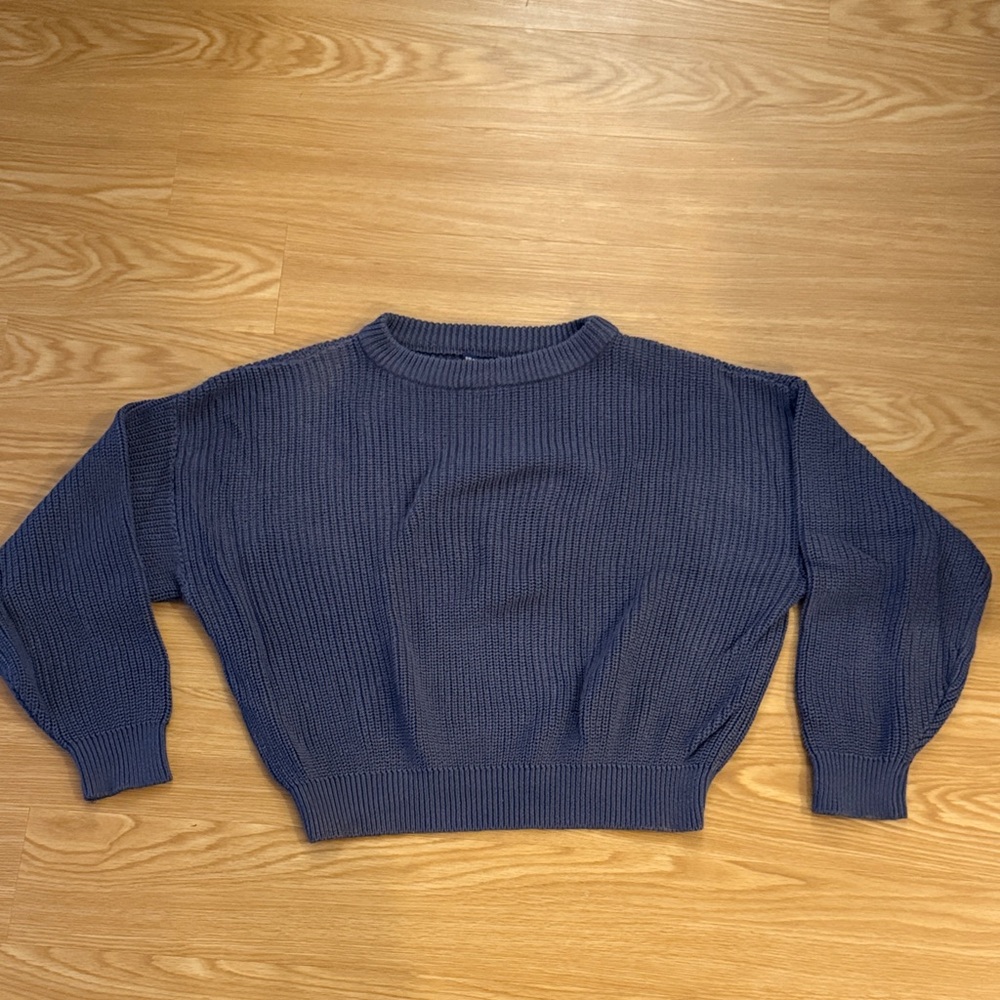 Brandy Melville Knit Sweater in Navy NWOT